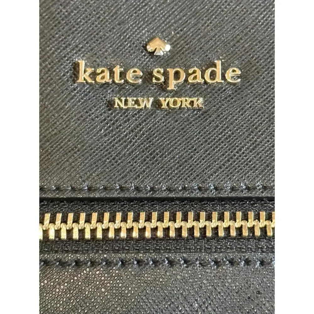 Kate Spade Laurel Way Rima Crossbody Bag‎ Black Saffiano Leather Messenger Bag